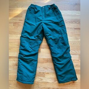 Lands' End Youth Green Ski & Snowboard Pants - Grow-A-Longs